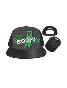 MINECRAFT - Creeper Motif with Boom! Youth Hat