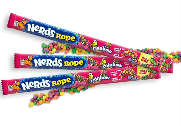 Wonka : Nerds Rope Candy - Rainbow , 26g