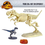 Thames & Kosmos: Jurassic World: Dominion Dinosaur Dig - Blue, T. Rex, and Amber