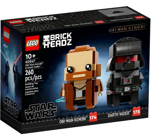 Lego Brick Headz: Star Wars Obi-Wan Kenobi™ & Darth Vader™