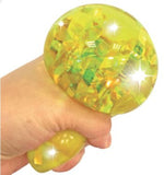 Squish Ball with Glitter (Assorted)