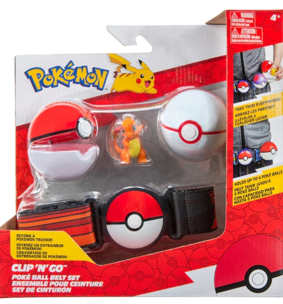 Pokemon Clip N Go Poke Ball Belt Set