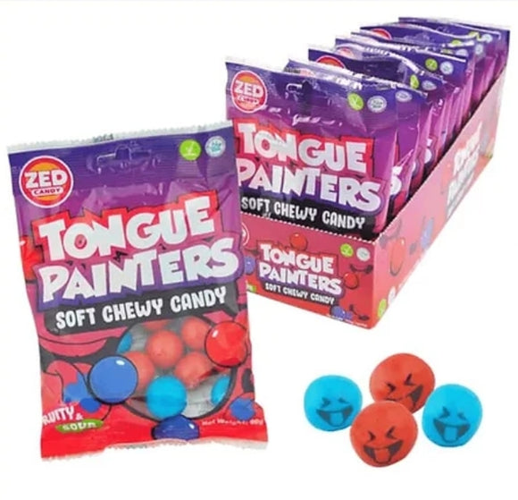 Jaw Breaker Tongue Painter Balls with Gum Center 106g