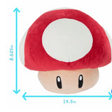 Club Mocchi - Mocchi - Super Mario™ Super Mushroom Mega Plush, 14.5"