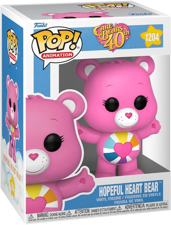 Funko Pop! Animation : HOPEFUL HEART BEAR - CARE BEARS 40TH
