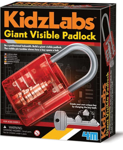 4M - KidzLabs - Giant Visible Padlock