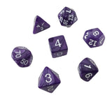Koplow : Premium Polyhedral 7-Die Pearlized Dice Set - Purple