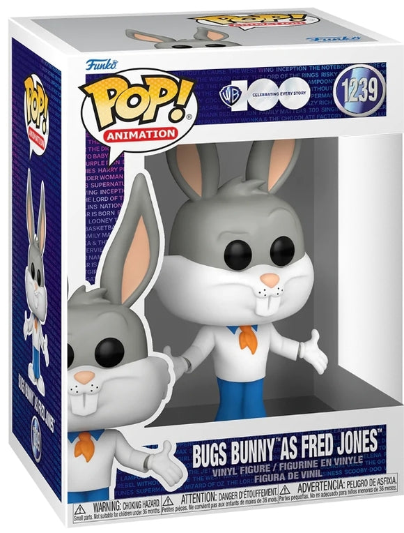 Funko Pop! Animation : BUGS BUNNY AS FRED JONES - Warner Bros 100TH
