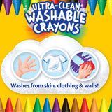 Crayola Ultra-Clean Washable Large Crayons 16 Count