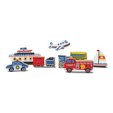 Melissa & Doug Vehicles Chunky Puzzle - 9 Pieces