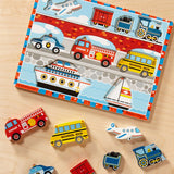 Melissa & Doug Vehicles Chunky Puzzle - 9 Pieces