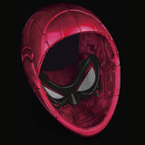 Marvel Legends Series Spider-Man Iron Spider Electronic Helmet with Glowing Eyes, 6 Light Settings and Adjustable Fit