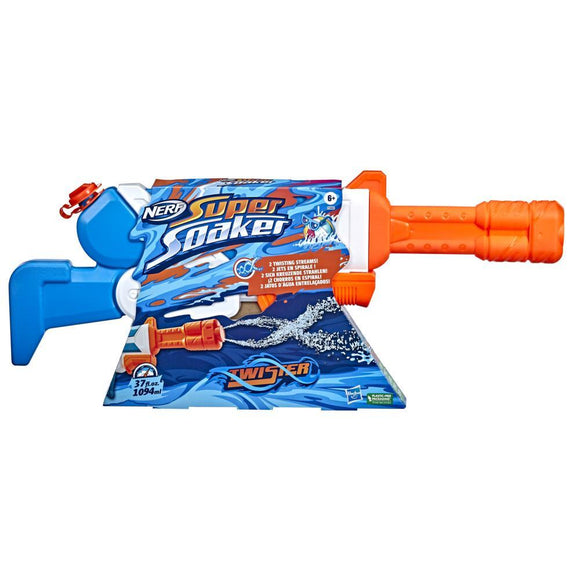 Nerf : Super Soaker Twister Water Blaster, 2 Twisting Streams of Water