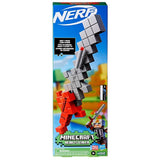*** NEW FOR 2023 *** Nerf Minecraft Heartstealer Sword, 4 Nerf Elite Foam Darts, Foam Blade, Dart Blaster