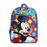Disney Mickey Mouse Characters 6 Piece 16" Backpack Set