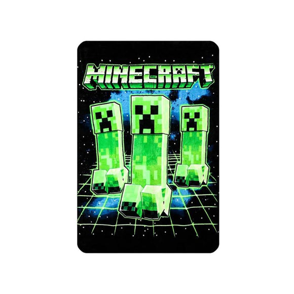 MINECRAFT - CREEPERS PRINTED THROW