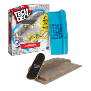 *** NEW FOR 2023 *** Tech Deck DIY Concrete Reusable Modeling Playset with Exclusive Enjoi Fingerboard, Rail, Molds