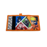 Naruto - 3 Pack Kids Trifold Wallet Gift Set