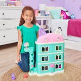 Gabby’s Dollhouse Purrfect Dollhouse with 2 Toy Figures, 8 Furniture Pieces, 3 Accessories, 2 Deliveries and Sounds