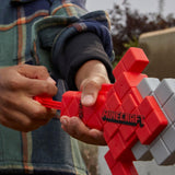 *** NEW FOR 2023 *** Nerf Minecraft Heartstealer Sword, 4 Nerf Elite Foam Darts, Foam Blade, Dart Blaster
