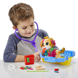 Play-Doh Care 'n Carry Vet Playset with Toy Dog, Carrier, 10 Tools, 5 Colors