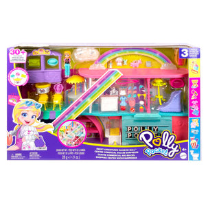 ** NEW FOR 2022** Polly Pocket™ Sweet Adventures Rainbow Mall™ Playset