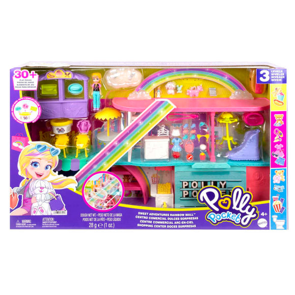 Polly Pocket™ Sweet Adventures Rainbow Mall™ Playset