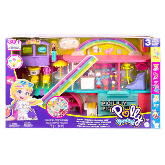 ** NEW FOR 2022** Polly Pocket™ Polly Pocket™ Sweet Adventures Rainbow Mall™ Playset