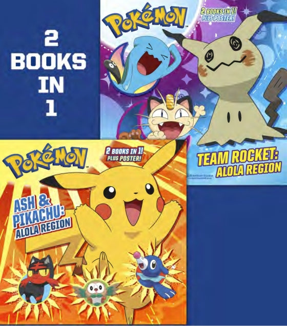 Ash and Pikachu: Alola Region/Team Rocket: Alola Region (Pokémon) (PAPERBACK)