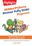Dinosaur Hidden Pictures Puffy Sticker Playscenes
