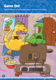 Dinosaur Hidden Pictures Puffy Sticker Playscenes