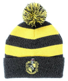 HARRY POTTER PREMIUM COLLECTION - Hufflepuff Yellow Beanie Scarf Combo