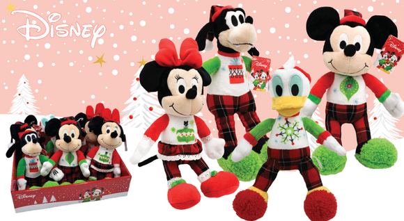 Disney Mickey & Friends Happy Holidays Christmas Pyjama's (assorted characters) 12