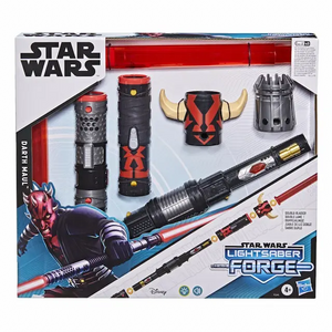 Star Wars Lightsaber Forge Darth Maul Double-Bladed Electronic Red Lightsaber