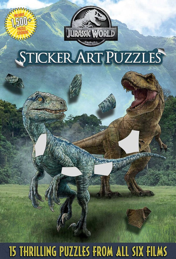 Jurassic World Sticker Art Puzzles