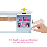 Barbie Doll Bakery Playset With Pink-Haired Petite Doll, Baking Station, 20+ Pieces