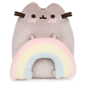 Pusheen with Rainbow Plush - 9.5"