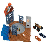 *** NEW FOR SPRING 2023 *** Hot Wheels Monster Trucks Arena Smashers™ Tiger Shark Spin-Out Challenge