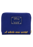 Loungefly Disney Aladdin 30th Anniversary Zip Around Wallet