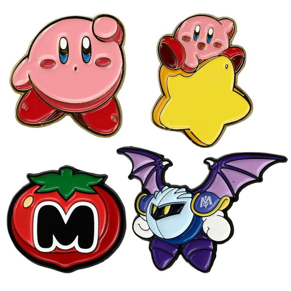 Kirby -  4 Piece Enamel Pin Set