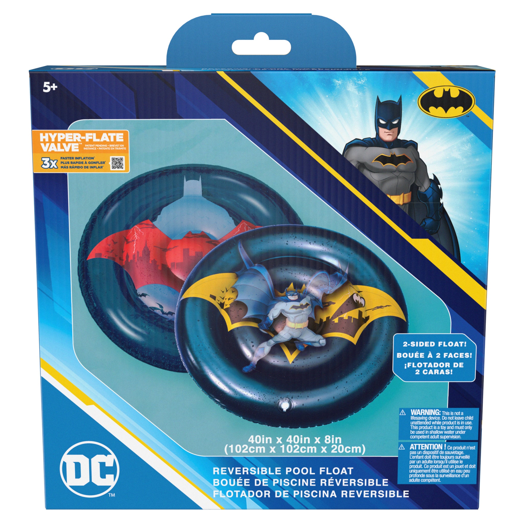 Swimways DC Batman Reversible Inflatable Pool Float – Colossal Toys Inc.