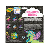 Crayola Unicorn Sidewalk Chalk, 3 Count (Assorted Colors, Chosen At Random)