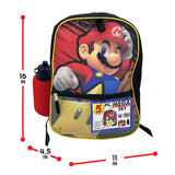 NINTENDO - SUPER MARIO BROS KIDS 5 PIECE BACKPACK SET