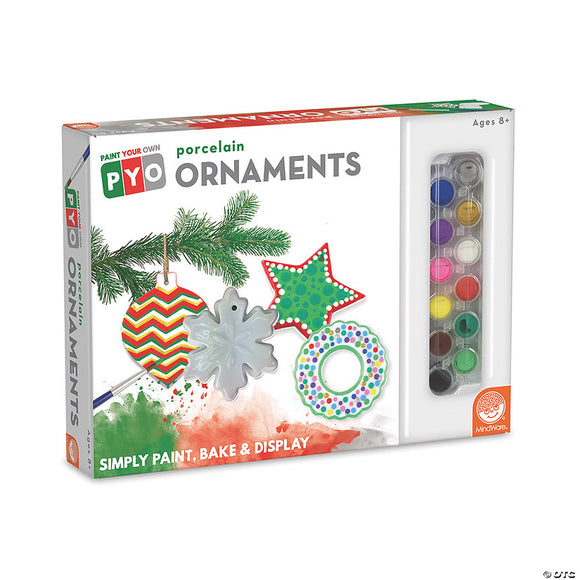 Paint Your Own Porcelain Christmas Ornaments