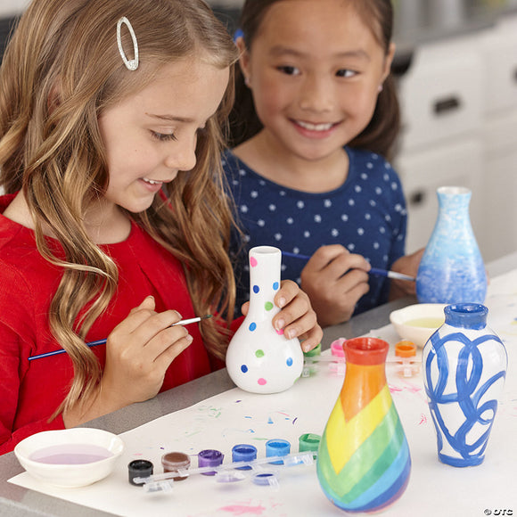 (MULTI AWARD WINNING) Paint Your Own Porcelain Vases
