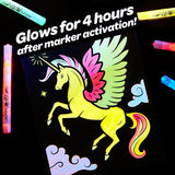 Crayola Glow Fusion Marker Colouring Set - Mythical Creatures
