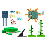 Minecraft Aquatic Defenders Figure Pack With 8 Action Figures