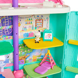 Gabby’s Dollhouse Purrfect Dollhouse with 2 Toy Figures, 8 Furniture Pieces, 3 Accessories, 2 Deliveries and Sounds
