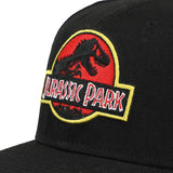Jurassic Park - Embroidered Snapback Black Hat