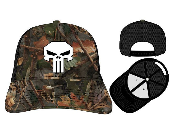 Punisher camo hat hot sale